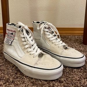 And off white Sk8 high tops